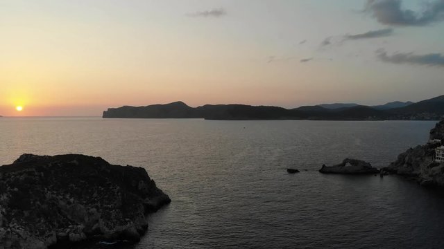 Aerial View, Flight over the Islands Malgrats,  El Torro, Region Santa Ponca  Mallorca