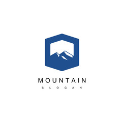Fototapeta premium Mountain Logo Design Vector