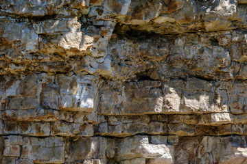 sandstone rock details close up