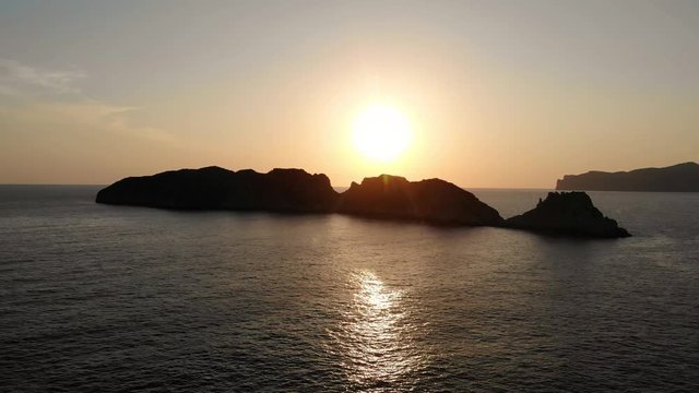 Aerial View, Flight over the Islands Malgrats,  El Torro, Region Santa Ponca  Mallorca