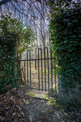 gate leading into a field