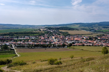 country village rooftops in Slovakia