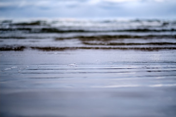 storm clouds over sea