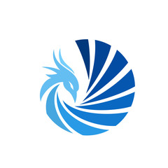Fototapeta na wymiar Luxury Phoenix Logo Concept Stock Vector