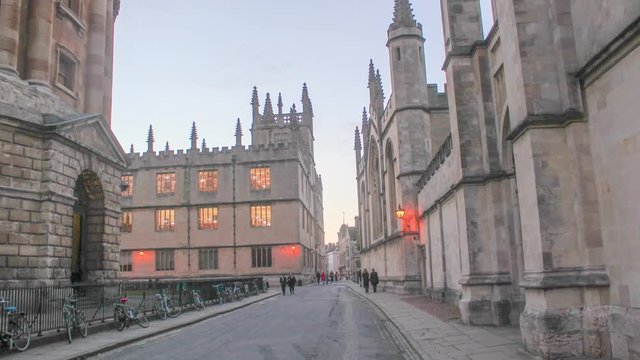 Oxford- Radcliffe Square at Sundown