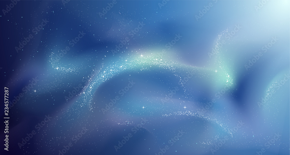 Wall mural blue abstract background vector colorful pattern template