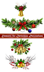 Christmas elements for your designs