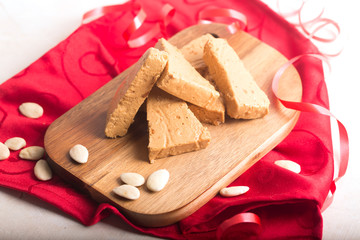 Turron is a typical Christmas food in Spain