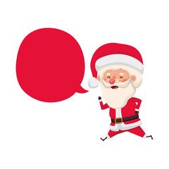 santa claus with speech bubble