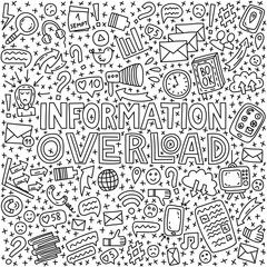 Informational overload illustration