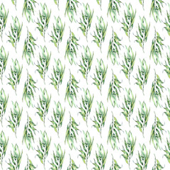 background with green leaves