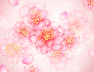 Light pink flowers