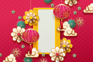 Traditional lunar year background