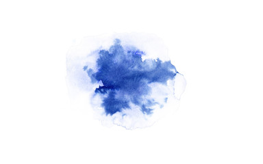 watercolor background blue