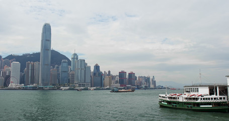 Hong Kong ferry pier