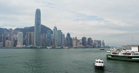 Fototapeta premium Hong Kong city skyline