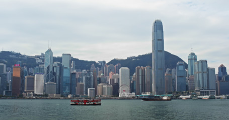 Naklejka premium Hong Kong landscape