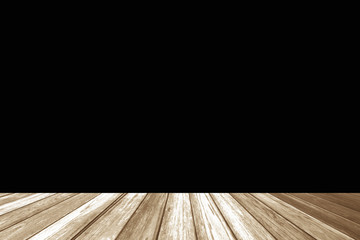 empty room with wooden floor and wall