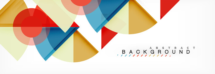 Fototapeta premium Modern geometric abstract background
