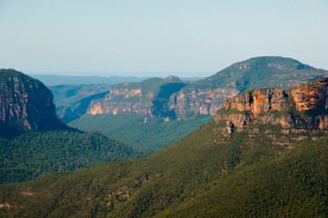Fototapeta na wymiar Govett's Leap Lookout - Blue Mountains - Australia