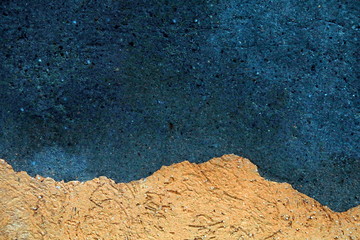 Background image of wall texture with vivid colours and detail. Suitable for interesting backgrounds .