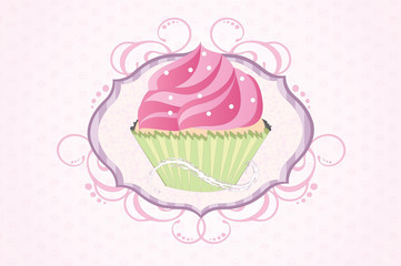 Feminine Cupcake Shield