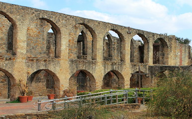 Mission San Jose in San Antonio, Texas, USA