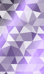 Vertical banner of polygonal elements. gradient triangles. Vector illustration. For design, presentations