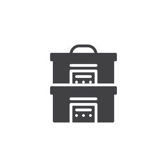 Kitchen steam cooker vector icon. filled flat sign for mobile concept and web design. Electric cooker simple solid icon. Symbol, logo illustration. Pixel perfect vector graphics