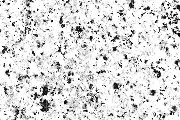 Fototapeta premium Abstract monochrome background. Texture is black and white in grunge style. Pattern of chips, cracks, scuffs, dust, stains