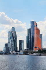 Fototapeta na wymiar Moscow-City business center, Russia