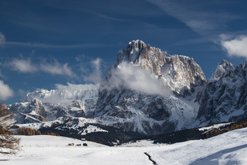 Alpe de Siusi in winter