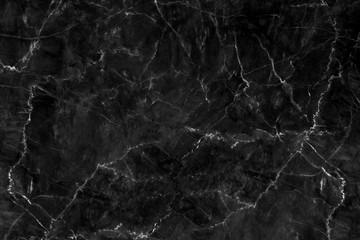 Obraz na płótnie Canvas Natural black marble texture for skin tile wallpaper luxurious background, for design art work. Stone ceramic art wall interiors backdrop design. Marble with high resolution