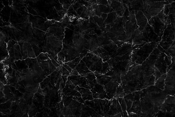Plakat Natural black marble texture for skin tile wallpaper luxurious background, for design art work. Stone ceramic art wall interiors backdrop design. Marble with high resolution
