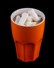 Coffee cocktails on a dark background