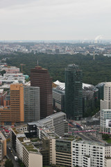 Obraz premium Luftaufnahme Potsdamer Platz Berlin