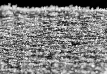 ice crystals as a background