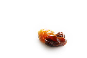Dried grapes or raisins