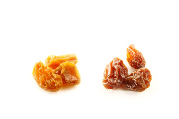 Dried grapes or raisins