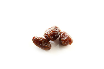 Dried grapes or raisins