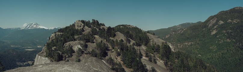 panoramic view of the mountains