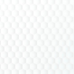 White background for design. Geometric pattern. Hexagons