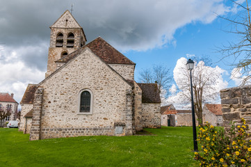 Fototapeta na wymiar Eglise de Grandpuits