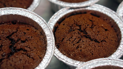 Fancy chocolate cup cake