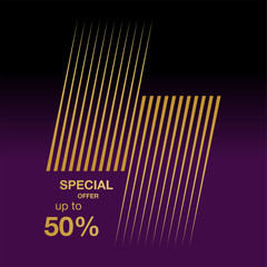 Sale banner template