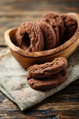 Homemade chocolate cookies