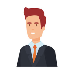 elegant businessman avatar character