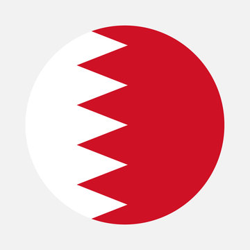 Bahrain flag circle