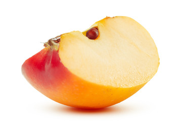 apples on a white background