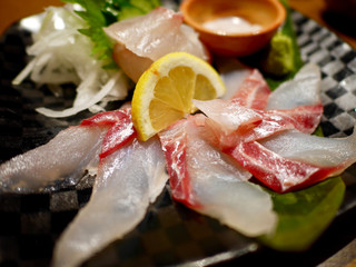 鯛の刺身